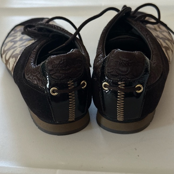 Coach Kelbie Authentic Classic Signature Low Top Sneakers Trainers - Picture 6 of 10